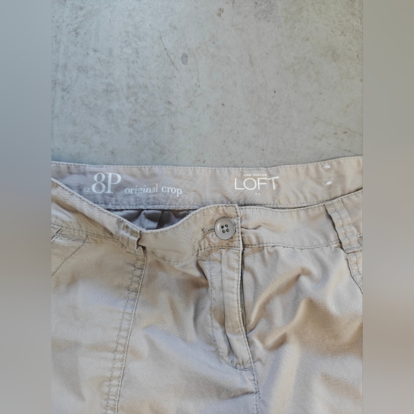 ANN TAYLOR LOFT CAPRI PANTS 8 - Picture 2 of 3